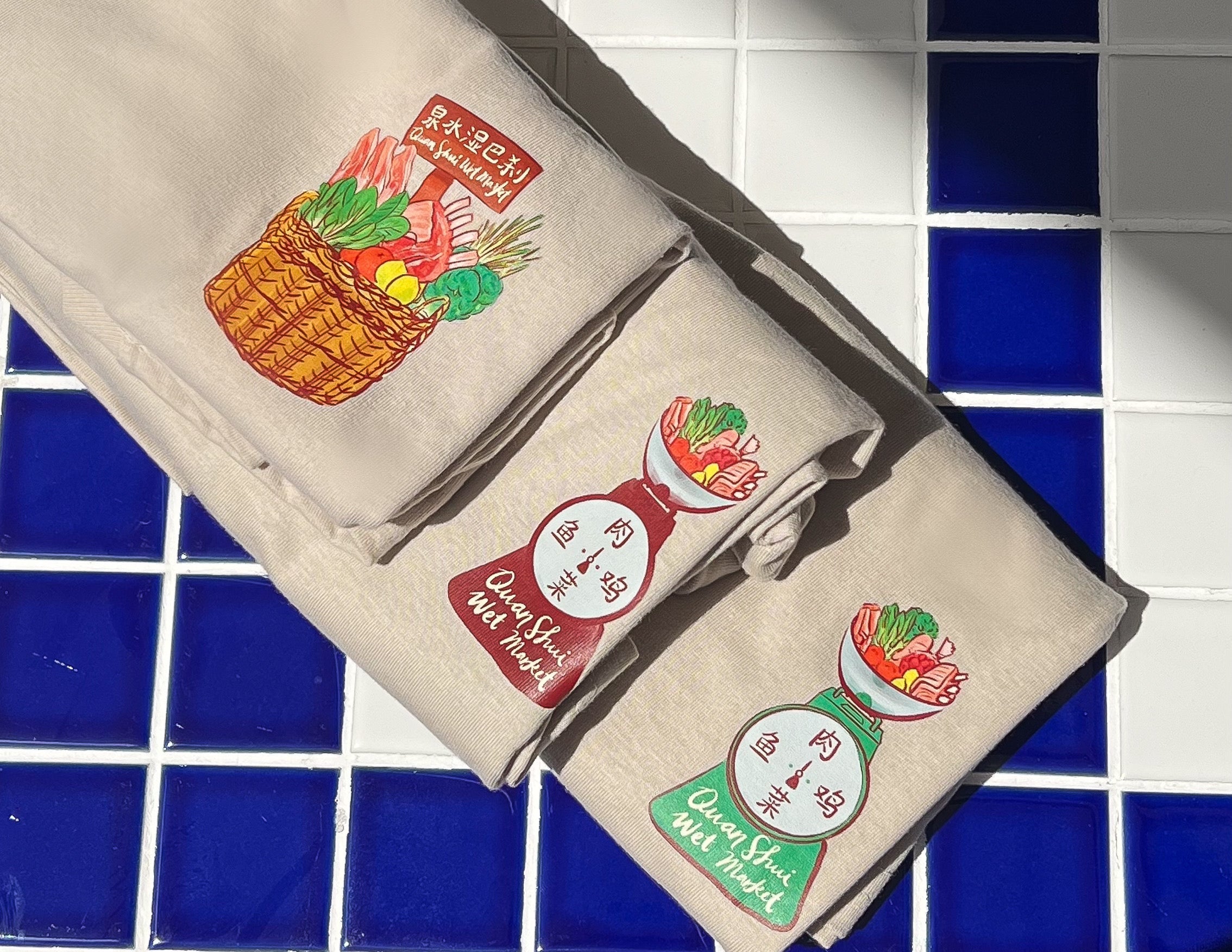 Ah Gong' Wet Market Tee (Maroon Weighing Scale)